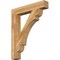 Ekena Millwork Olympic Block Rough Sawn Bracket, Western Red Cedar, 6"W x 38"D x 46"H BKT06X38X46OLY05RWR - alternate 1